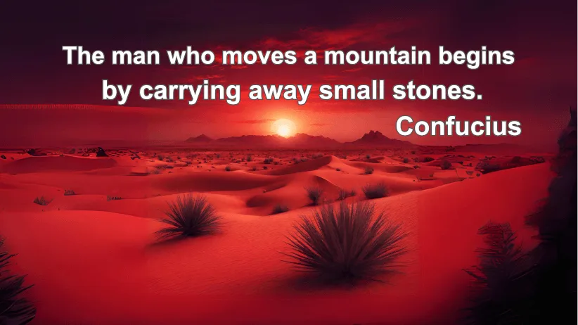 Move mountains