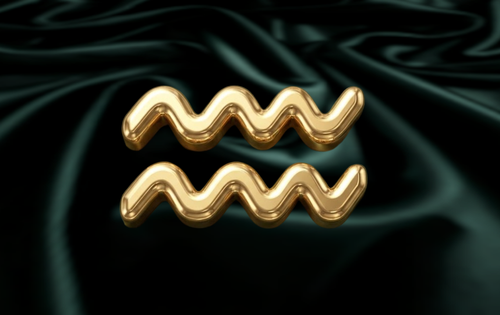 Aquarius constellation water-bearer symbol
