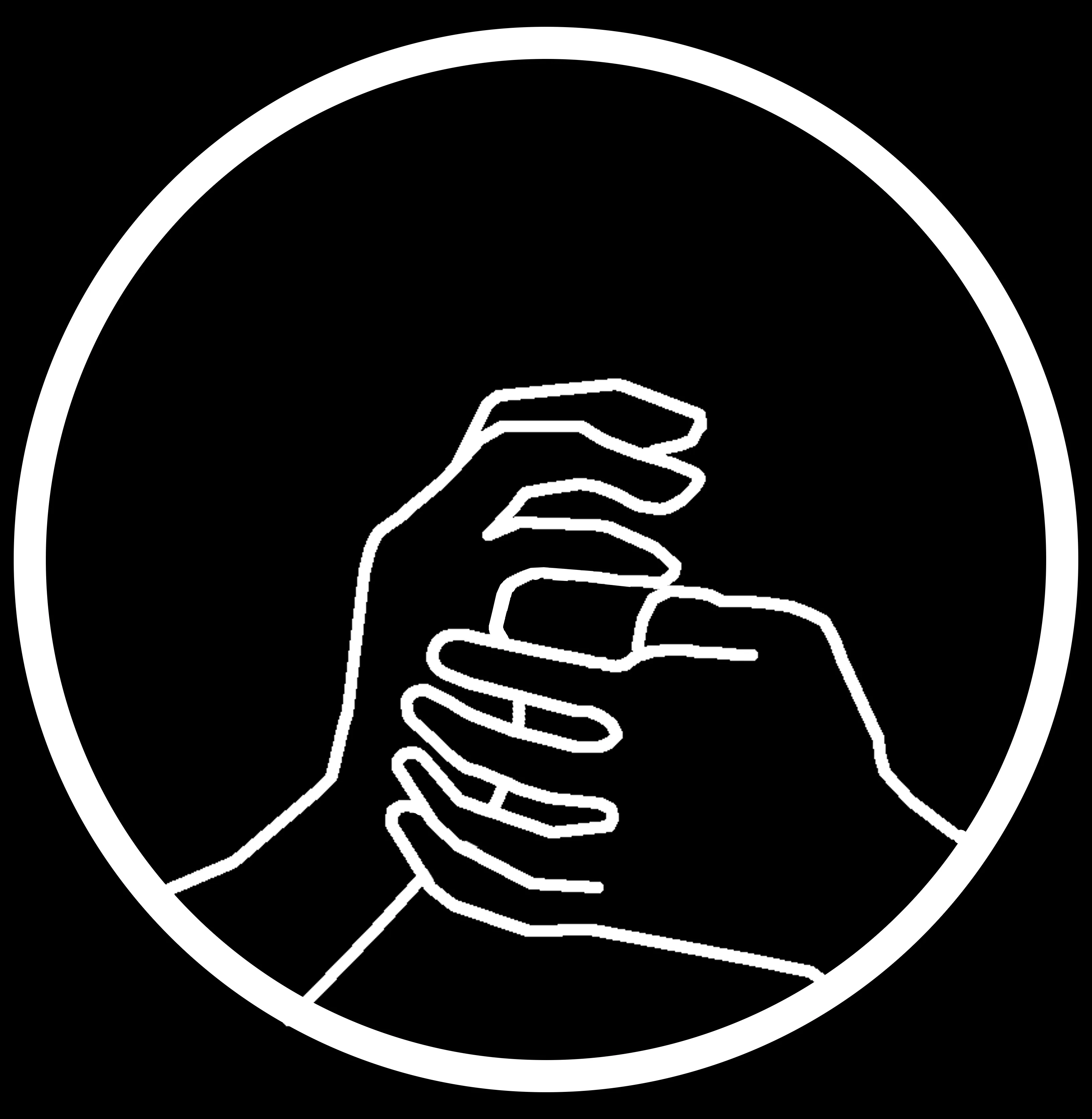 Heel of hand tapping point