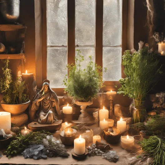 Imbolc Altar