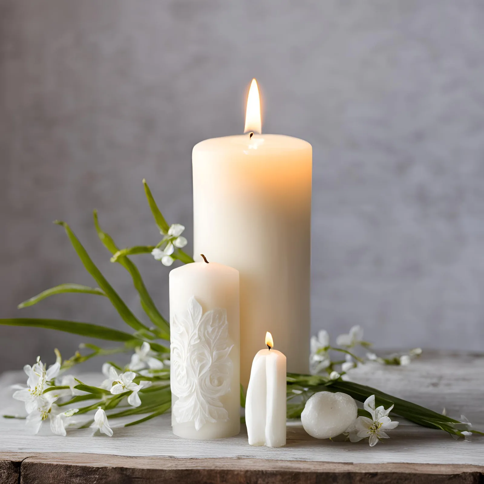 Imbolc Candle