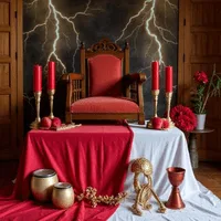 Shango Sacred Altar